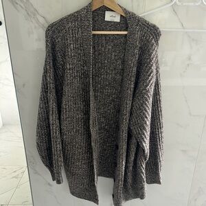 Wilfred brown Textured Cardigan